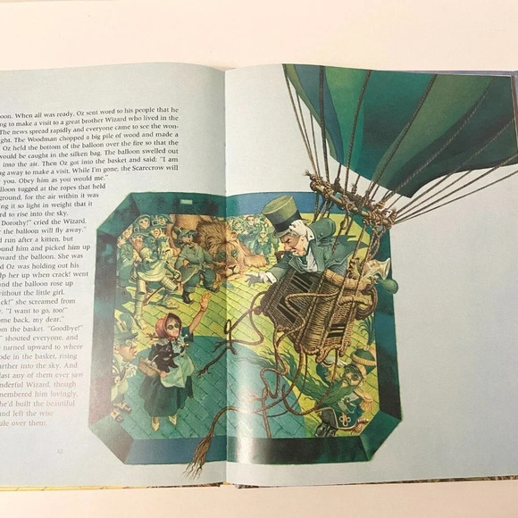 Vintage 1991 Wizard of Oz Jellybean Press Book by L Frank Baum - Picture 16 of 16